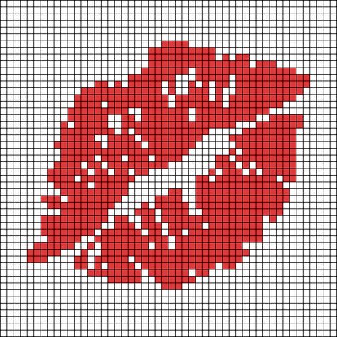 Crochet Graph Patterns Hello Kitty, Kiss Alpha Pattern, Plaid Alpha Pattern, Easy Pixel Crochet Pattern, Crochet Wall Decor Ideas, Chappell Roan Pixel Grid, Crochet Grids Patterns, Tapestry Crochet Christmas, Valentines Alpha Pattern