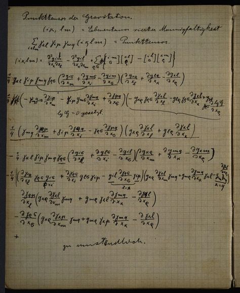 Albert Einstein’s notebook Classical Physics, Special Relativity, Philosophy Of Science, General Relativity, Theoretical Physics, Theory Of Relativity, Physics And Mathematics, Studying Life, Studying Math