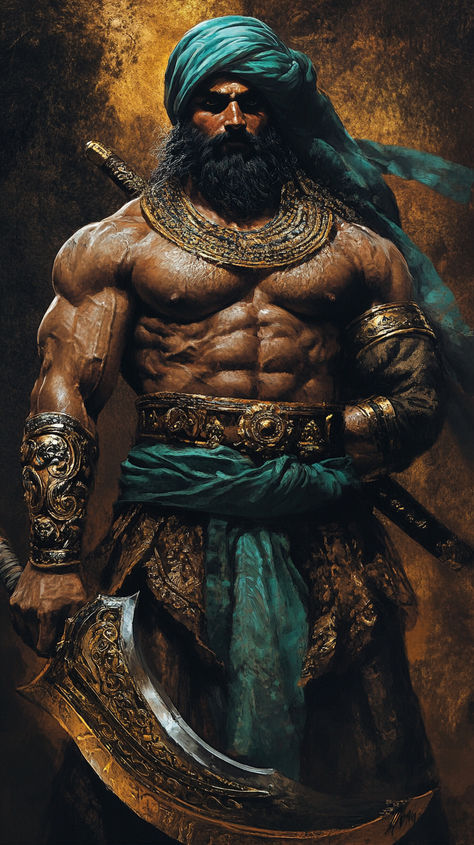 Arabic Warrior, Cyrus King Of Persia, Ancient Persian King, Persian Armor, Egyptian Character Design, Gladiator Hulk, Warrior Men, Persian King, Arabian Knights