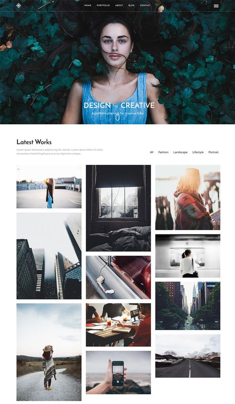 Webdesign Portfolio, Wordpress Portfolio, Wordpress Ecommerce Theme, Photography Portfolio Website, Portfolio Theme, Web Portfolio, Webdesign Inspiration, Blog Themes Wordpress, Wordpress Design