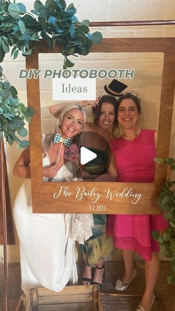 Nicola | Creator of wedding planning tools on Instagram: "The best bit? ⬇️

A DIY photobooth is loads cheaper than hiring one 👌

And you get to keep it all day or all weekend - perfect for a DIY weekend wedding 💒

You can literally just use an old frame - go to a car boot sale and buy an A1 picture and take the middle out.

Buy a set of cardboard props and you can create one for about a tenner 

Or spend a bit more, make a frame, personalise it and collect some props (the more random the better!)

So many possibilities and SO much fun. I've seen some cracking photos from DIY Booths 📸

📌 Save this post for inspo
📲 Send to your OH for ideas 

#diyphotobooth #weddingphotobooth #funwedding #weddingideas ##weddingentertainment #diywedding #engaged ##bridetobe2025" Christmas Photo Booth Diy, Diy Photo Stand, Photobooth Diy, Diy Booth, Cardboard Props, Make A Frame, Diy Photobooth, Diy Photo Booth Props, Car Boot Sale