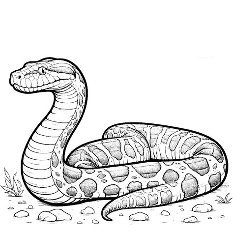 anaconda coloring pages snake coloring pages free coloring pages