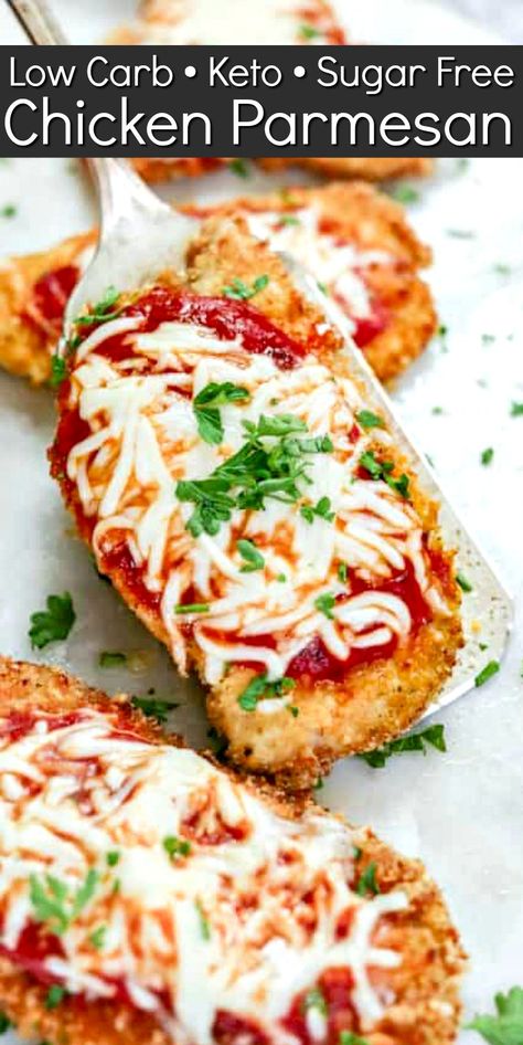 Boiled Egg Diet Plan, Low Carb Chicken Recipes, Keto Meal Prep, Keto Recipes Dinner, Keto Chicken, Low Carb Chicken, Diet Keto, Keto Diet For Beginners, Chicken Parmesan