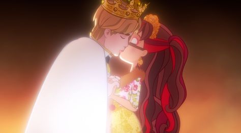 Rosabella and daring kiss<<<<<< Brown Hair Streaks, Daring Charming, Rosabella Beauty, Bella Beauty, Belle Beauty And The Beast, Tv Show Outfits, Belle Beauty, Nerdy Girl, Ever After High