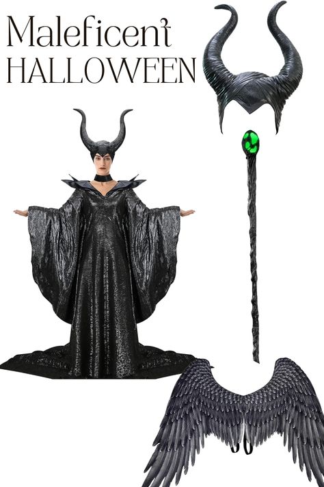 Malfience Costume, Malifecient Custome, Malifisenta Costume, Maleficent Halloween Costume, Maleficent Halloween, Maleficent Cosplay, Maleficent Movie, Maleficent Costume, Cast A Spell