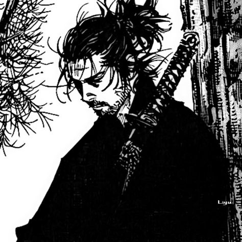 Stoic Warrior, Miyamoto Musashi Art, Musashi Miyamoto, Vagabond Manga, Warrior Drawing, Ninja Art, Miyamoto Musashi, Japanese Drawings, Vinland Saga