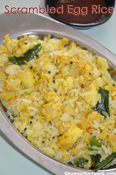 Egg Rice Recipes, Egg Rice Recipe, Chinese Egg Fried Rice, Leftover Rice Recipes, Easy Lunch Box Recipes, Variety Rice, Egg Rice, Rajasthani Food, Indian Rice Recipes