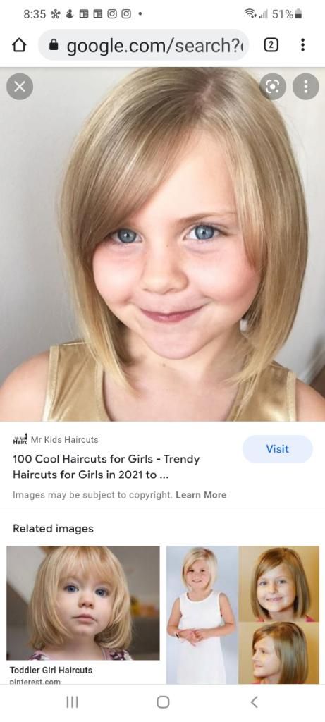 Girls Side Bangs Kids, Girls Short Haircut Kids With Bangs, Toddler Girl Haircut With Bangs, Girls Bob Haircut Kids, Kids Bangs Hair, Girls Haircuts With Layers, Kids Girl Haircuts, Fine Hair Bangs, Toddler Girl Haircut