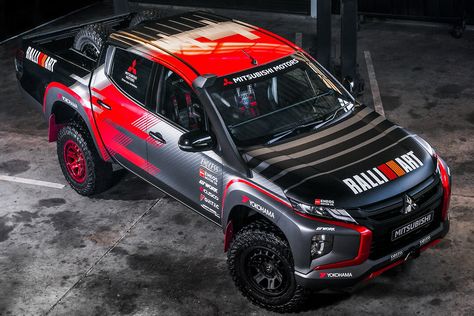 Mitsubishi Enters Triton Pick-up Truck In Asia Cross Country Rally Ralliart Mitsubishi, Mitsubishi Ralliart, Kereta Sport, Truck Graphics, Mitsubishi Triton, New Chevy, Mitsubishi Cars, Mitsubishi Motors, Pajero Sport