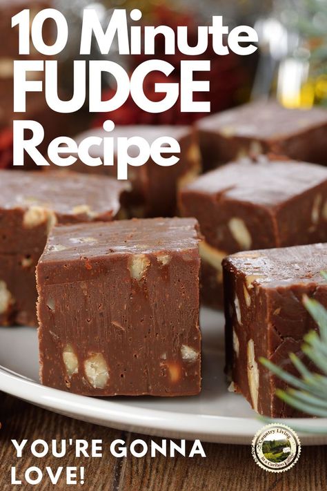 Marshmallow Chocolate Fudge Recipe, No Fail Fudge Recipes, Evaporated Milk Fudge, Fudge With Evaporated Milk, No Fail Fudge, Chocolate Fudge Recipes, Best Chocolate Fudge Recipes, Classic Chocolate Fudge, Fantasy Fudge Recipe