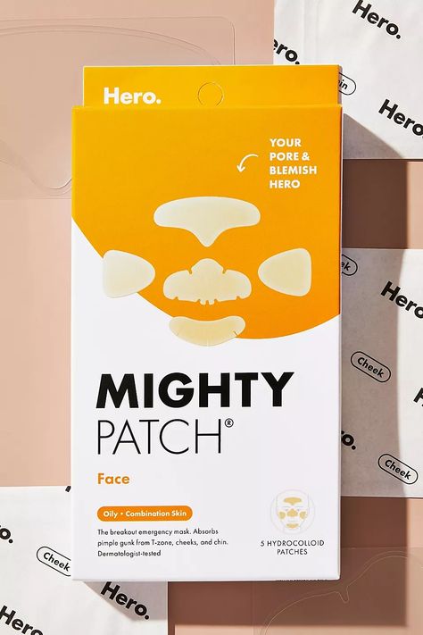 Mighty Patch™ Face Patch | Anthropologie Face Skincare Products, Cystic Acne Remedies, Mighty Patch, Face Skincare, Pimples On Face, Brown Spots Removal, Face Patches, Acne Causes, Dark Under Eye