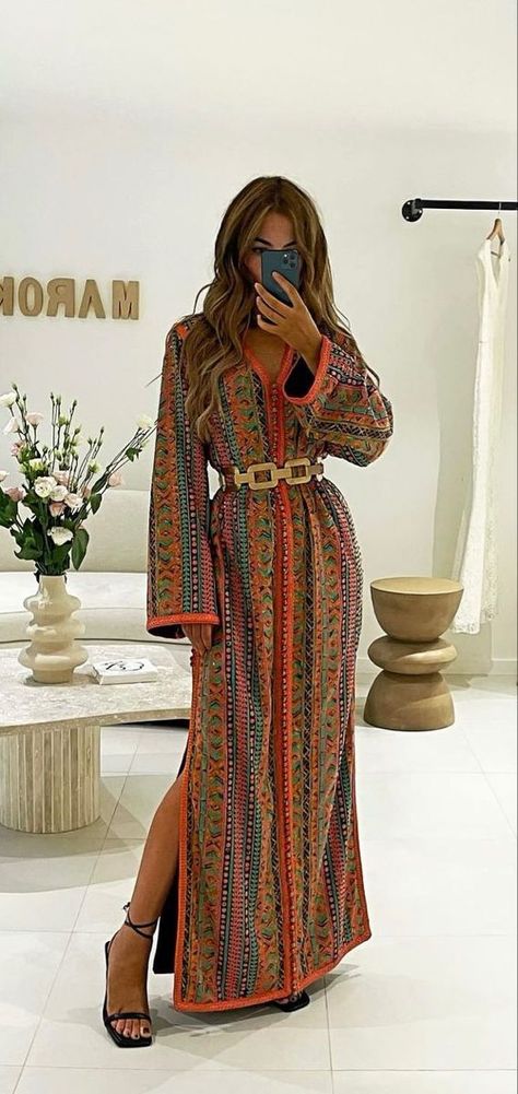 Short kaftan dress