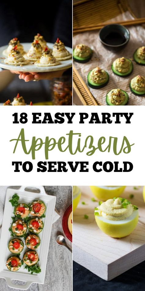 Appetizer To Make Ahead Of Time, Pre Make Appetizers, Make Ahead Small Bites Appetizers, East Cold Appetizers, Appetizers For Ladies Luncheon, Easy Party Hourderves, Cold Holiday Appetizers Christmas, Easy Oven Appetizers, Cold Nibbles For Party