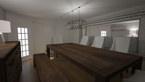 Dining Room Without Windows, Dining Room With No Windows, Room Without Windows Ideas, Dining Room No Windows, Windowless Dining Room, Room No Windows, Decorate A Dining Room, Room With No Windows, Windowless Room