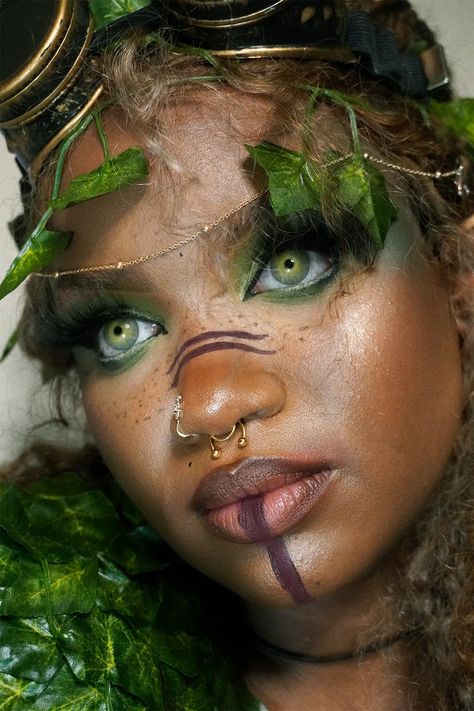 Faun Makeup, Faerie Makeup, Phoenix Makeup, Fairy Costume Diy, Happy Black, Fairy Makeup, Fairy Costume, Costume Makeup, Diy Costumes