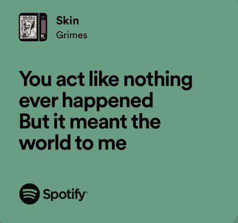 Grimes Lyrics, Crush Song Lyrics, Songs That Describe Me, Relatable Lyrics, Meaningful Lyrics, Music Recommendations, Song Lyric Quotes, Spotify Lyrics, Lyrics Aesthetic