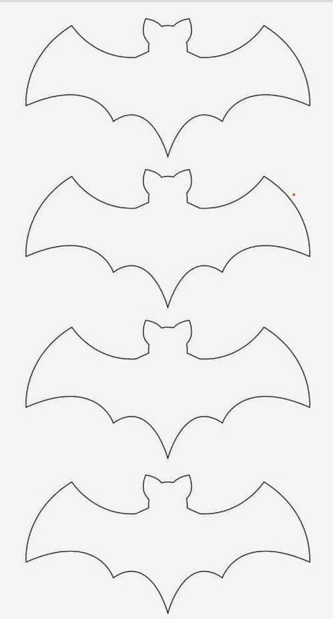 Halloween Decorations Paper, Bat Cut Out, Halloween Classroom Decorations, Moldes Halloween, Bricolage Halloween, Halloween Crafts Preschool, Halloween Stencils, Homemade Halloween Decorations, Halloween Templates