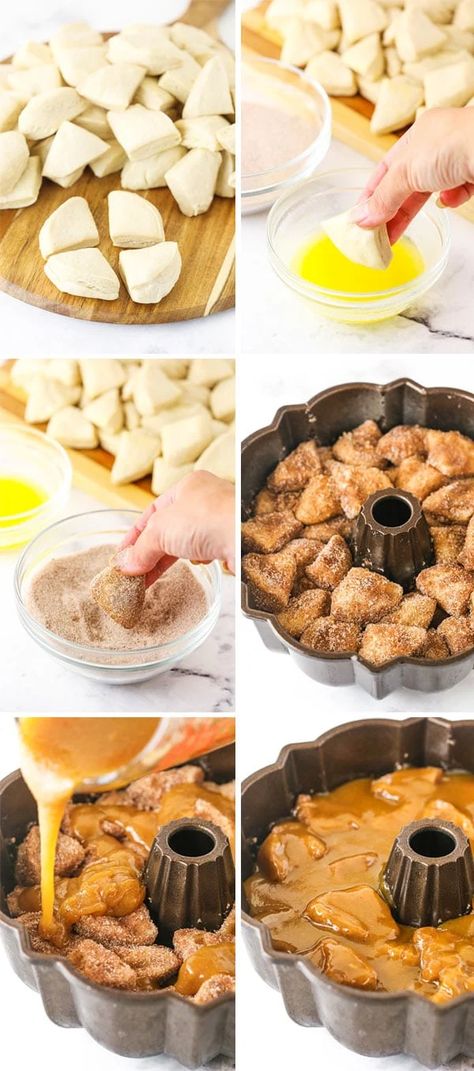 Easy Monkey Bread Recipe, Biscuit Monkey Bread, Homemade Monkey Bread, Pastry Breakfast, Biscuit Cinnamon Rolls, Monkey Bread Recipe Easy, Cinnamon Monkey Bread, Cinnamon Pull Apart Bread, Easy Monkey Bread