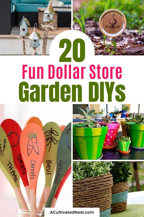 Terra Cotta Pots Garden, Homemade Garden Decorations, Garden Decor Crafts, Diy Garden Ideas, Garden Diy Ideas, Container Gardening Ideas, Diy Dollar Tree Decor, Bird Houses Diy, Garden Crafts Diy