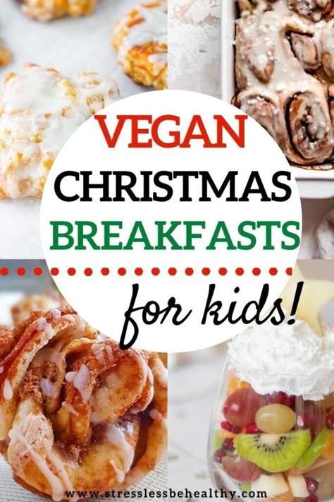 Vegan Christmas Breakfast Casserole, Eggless Christmas Breakfast Ideas, Vegan Holiday Breakfast, Egg Free Christmas Breakfast, Egg Free Brunch Ideas, Dairy Free Christmas Breakfast Ideas, Yule Breakfast Ideas, Christmas Brunch Vegan, Christmas Breakfast Ideas No Egg