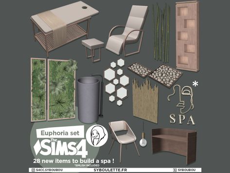 Euphoria spa cc sims 4 - Syboulette Custom Content for The Sims 4 Sims 4 Massage Cc, Sims 4 Cc Hotel Furniture, Sims 4 Cc Hotel Stuff, Hotel Cc Sims 4, Spa Cc Sims 4, Spa Sims 4 Cc, Syboulette Sims 4, Sims 4 Hotel Cc, Spa Sims 4