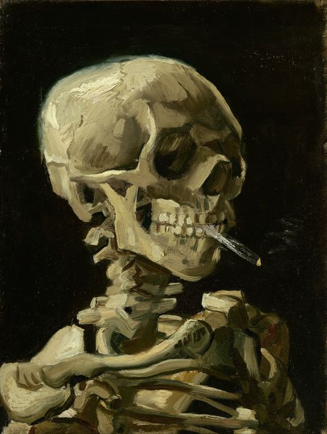 A Skeleton, Vincent Van Gogh, Van Gogh, Skeleton, Human, Art Prints, Van, Art