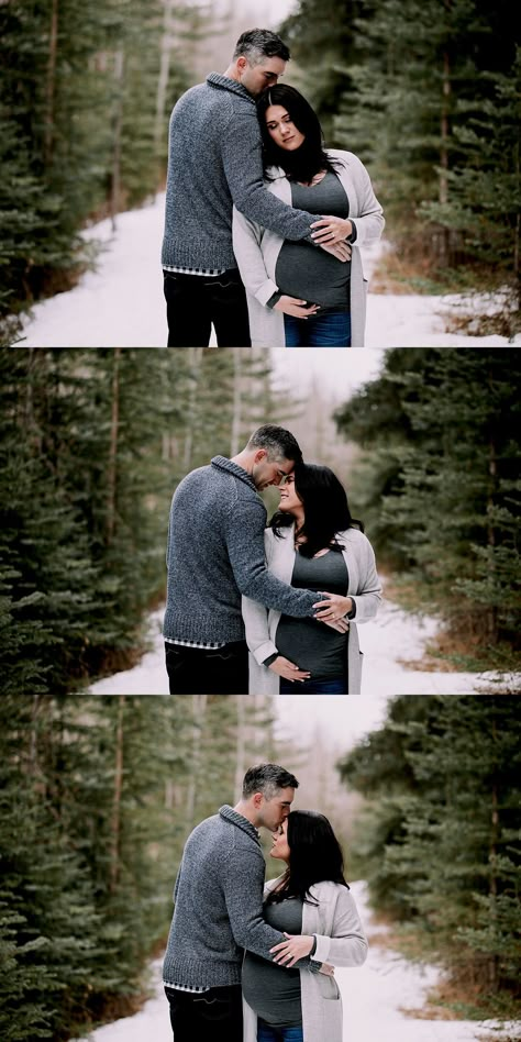 Calgary Maternity Photographers | Rob & Lynette’s Mountain Maternity Session » Calgary Wedding Photographers | Calgary Wedding Photographer Snow Maternity Photos, Winter Pregnancy Photoshoot, Winter Maternity Pictures, Winter Maternity Shoot, Maternity Photography Winter, Winter Pregnancy, Family Photo Outfits Winter, Winter Maternity Photos, Maternity Photography Poses Outdoors