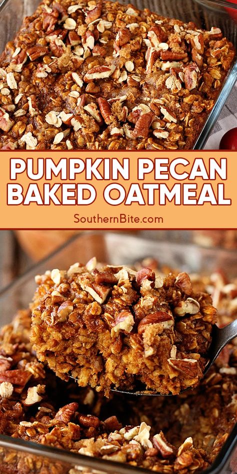 Baked Oatmeal Recipes Healthy Pumpkin, Pumpkin Breakfast Bake, Maple Pecan Baked Oatmeal, Vegan Pumpkin Baked Oatmeal, Vegan Baked Pumpkin Oatmeal, Pumpkin Baked Oatmeal With Toasted Pecans, Pumpkin Pie Baked Oatmeal, Pecan Baked Oatmeal, Oatmeal Granola Bars