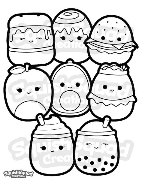 Squishmallow Coloring Page Printable Squishmallow Coloring - Etsy - Coloring Home Cute Coloring Pages Squishmallows, Squish Mellows Coloring Pages, Squishmallows Free Printable, Squishmallows Drawing Easy, Squishmellows Coloring Pages, Easy Drawings For Adults, Squish Mallow Coloring Pages, Cute Drawings Printable, Squishmellow Colouring Pages