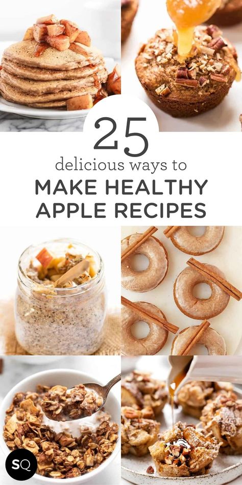 Healthy Recipe With Apples, Low Calorie Apple Breakfast, Healthy Ways To Use Apples, Healthy Apple Baking Recipes, Healthy Recipes Using Apples, Apple Cinnamon Recipes Healthy, Apple Recipes Easy Healthy Snacks, Health Apple Recipes, Breakfast Apple Recipes Healthy