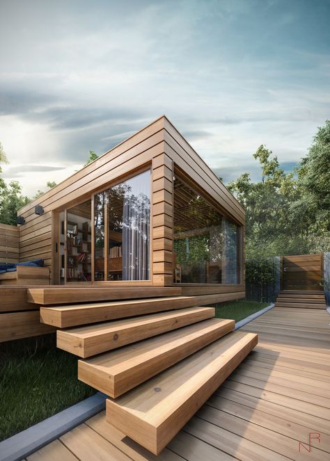 Garden Rooms Outdoor Spaces Uk, Container Home Designs, 카페 인테리어 디자인, English Design, Container House Design, Design Exterior, Pergola Designs, Shipping Container Homes, Wooden House