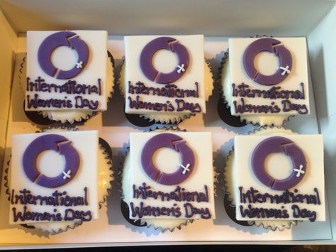 International Womens Day Cupcakes, Womens Day Cupcakes, Cupcake Designs, International Women’s Day, International Women's Day, Woman’s Day, Stirling, Cakes And More, Ladies Day