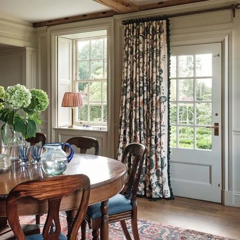 Chelsea Textiles | Residential Dream House Basement, Chelsea Textiles, Basement House, Fancy Houses, Cottage Interiors, Door Curtain, Interior Design Portfolio, Door Curtains, Interior Projects