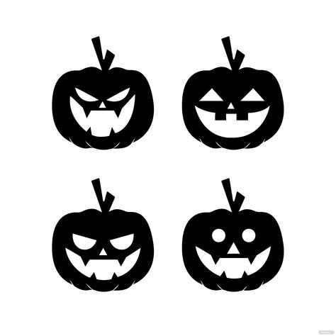 Free Halloween Pumpkin Vector Black And White Halloween Clipart Black And White, Halloween Outfits Adults, Pumpkin Black And White, Butterfly Clipart Png, Halloween Black And White, Pumpkin Painted, Childrens Book Cover, Silhouette Outline, Butterfly Outline