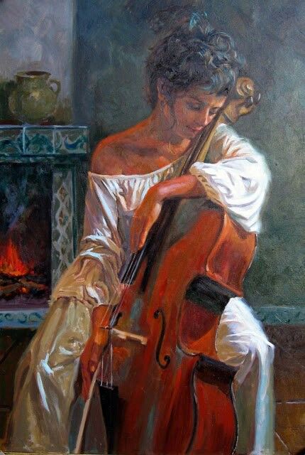 Cello Art, Galleria D'arte, Music Painting, Soyut Sanat Tabloları, Musical Art, Romantic Art, Ethereal Art, Classical Art, Art Music