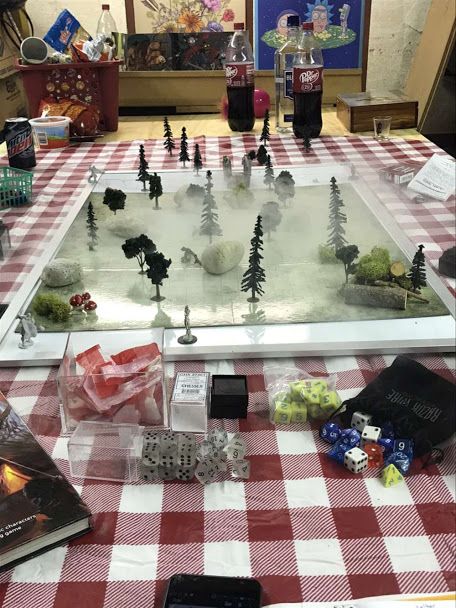 Pic #1: Smokey forest setup, theres a chest hidden under the trees in bottom right. Dungeons And Dragons Setup, Dnd Table Setup, Dnd Setup, Smokey Forest, Dnd Room Ideas, Dnd Room, Dnd Table, Art Fundamentals, Dnd Things