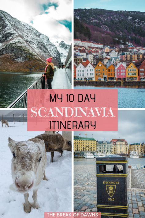 My 10 Day Scandinavia Itinerary - The Break of Dawns Nordic Countries Itinerary, Scandinavian Travel Itinerary, Sweden And Norway Itinerary, Scandinavia Trip Itinerary, Scandinavian Trip Itinerary, Norway Sweden Finland Trip, Scandinavia Travel Itinerary, Scandinavian Itinerary, Sweden Itinerary