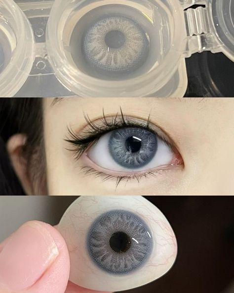 Beauty Basket, Natural Contact Lenses, Eye Lens Colour, Colored Eye Contacts, Cosmetic Contact Lenses, Eye Contacts, Wholesale Hair Accessories, Makeup Accesories, Blue Contacts