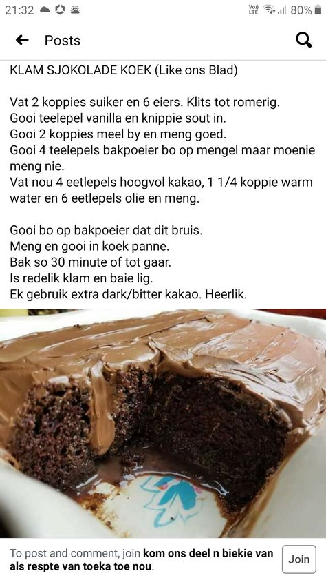 Klam Sjokolade Koffie Koek, Sjokolade Koek Resep, Sjokolade Koek, Easy Tart Recipes, African Dessert, Scones Recipe Easy, Chocolate Cake Recipe Moist, Chocolate Cake Recipe Easy, Cake Recipes Easy Homemade