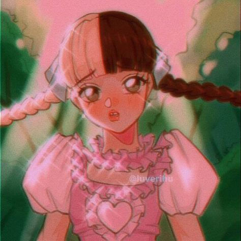 Artist 🌙 (@luverihu) • Instagram photos and videos Melanie Martinez Anime, K-12 Melanie Martinez, Melanie Martinez Drawings, Anime Vs Cartoon, 90s Anime, Animes Yandere, Melanie Martinez, Cute Cartoon Wallpapers, Magical Girl