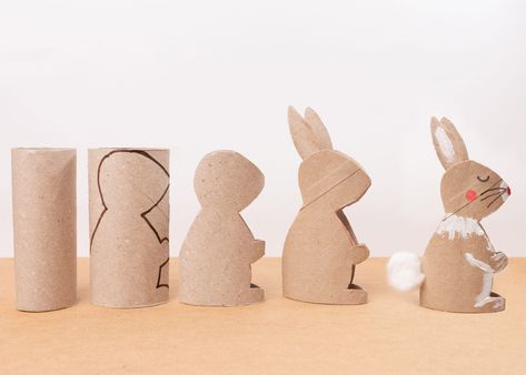 Toilet Paper Roll Easter Bunny Craft - Happy Toddler Playtime Easter Bunny Craft, Bunny Craft, Toilet Paper Crafts, Easter Bunny Crafts, Toilet Paper Roll Crafts, Paper Roll Crafts, Bunny Crafts, Toilet Paper Roll, Childrens Crafts