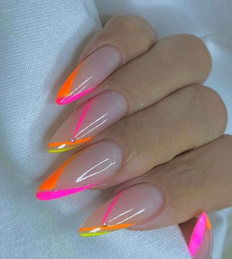 Sassy Nails, Nagel Inspo, Cat Kuku, Neon Nails, Hot Nails, Fancy Nails, Chic Nails, Dope Nails, Creative Nails