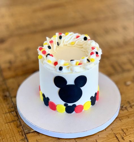 Mickey Mouse Birthday Smash Cake, First Birthday Mickey Mouse Cake, Mickey Mouse Cake 1st Birthday Smash, Mickey Mouse Cake Ideas 1st Birthday, Mickey 2nd Birthday Cake, Mini Mickey Mouse Cake, Mickey Cake Smash, Mickey Mouse Sheet Cake 1st Birthdays, Mickey Mouse Smash Cake Ideas