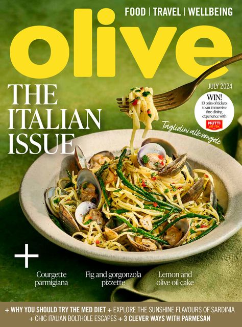 olive July 2024 Electronic Journal, Olive Magazine, Med Diet, Issue Magazine, Cooking At Home, Olive Oil Cake, Cook At Home, Food Magazine, Digital Magazine