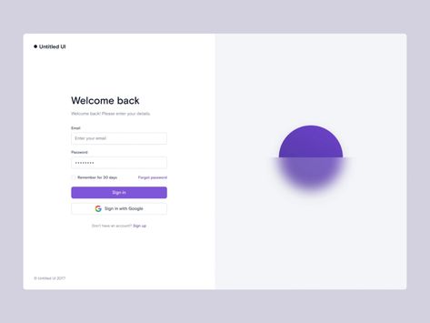 Log in page — Untitled UI by Jordan Hughes® on Dribbble Log In Ui, 3d Design App, Login Website, Login Page Design, Login Design, Ui Ux 디자인, Ui Website, Portfolio Website Template, Sign Up Page