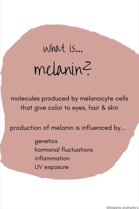 Fun fact: Everyone (regardless of background) has the roughly the same number of melanocytes, they just produce different amounts of melanin & distribute it differently throughout the skin! Click to learn more about melanin & treating hyperpigmentation! Melanin Skin Care Routine, Fun Facts About Skin, Hyperpigmentation Tips, What Is Melanin, Increase Melanin, Melanin Skin, Skin Facts, Treating Hyperpigmentation, Skincare 101