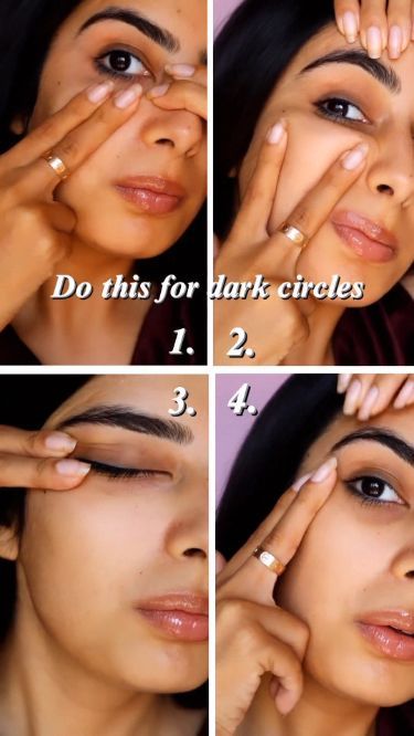 Beauty Hacks Dark Circles, Face Massage Techniques, Facial Routine Skincare, Facial Massage Routine, Face Yoga Facial Exercises, Facial Routines, Eye Skin Care, Natural Face Skin Care, Good Skin Tips