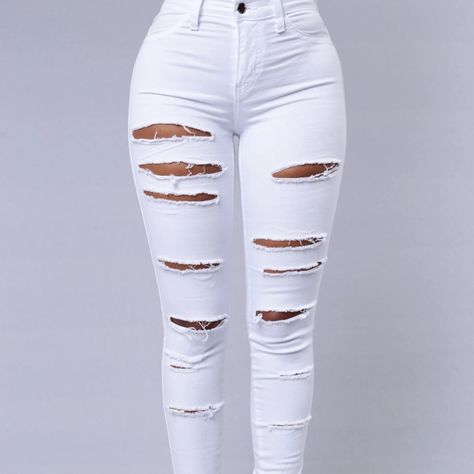 Plain Jeans, Ripped Pants, Female Girl, Fashion Nova Jeans, Pencil Pants, Jeans Brands, Casual Wardrobe, High Jeans, Jeans Denim