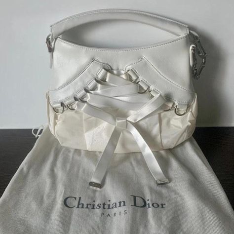 Dior Corset Bag, Dior Ballet Corset Bag, Dior Ballet Bag, Dior Bags Aesthetic, Ballet Corset, Christian Dior Aesthetic, Corset Bag, Vintage Dior Bag, Christian Dior Purses