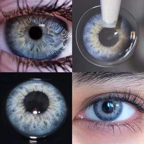 COLORED CONTACT LENSES Water contet: 40% Thickness: 0.08mm Texture: HEMA Base curve: 8.5mm Diameter: 14mm Period of use: 6 Months Packaging: 1 Pair(2 lenses) Power: (0.00) - (-8.00) Plano Lenses: If you do not require correction, please select 0.00 power. Different correction for each eye: If you require a different correction for each eye, you will need to orders 2 boxes: one with your left eye correction and the second with your right eye correction. Unfortunately, we cannot open the original Prescription Colored Contacts, Mystic Eye, Soft Contact Lenses, Contact Lens Solution, Grey Contacts, Soft Lens, Upper Eyelid, Halloween Contacts, Colored Contact Lenses